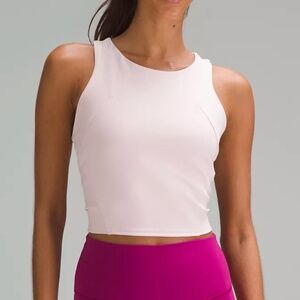 Lululemon Cropped Tank sz 4  FLUSH PINK
